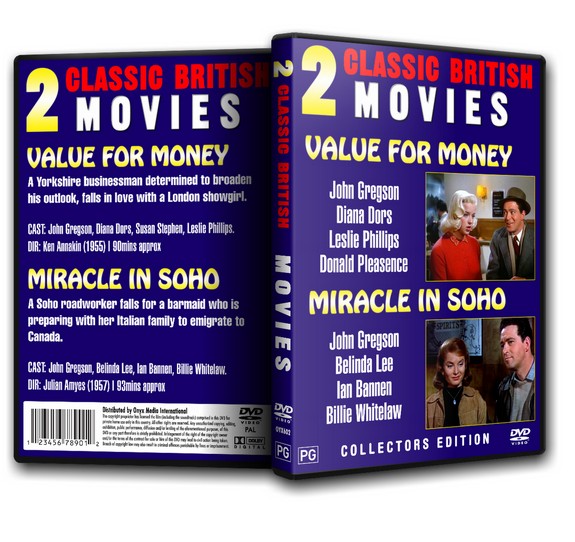 Miracle In Soho - John Gregson, Belinda Lee (2xMovies)